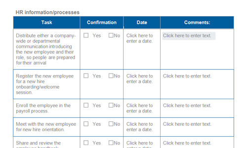 Free Onboarding Checklists and Templates Smartsheet Free Onboarding Checklists and Templates Smartsheet