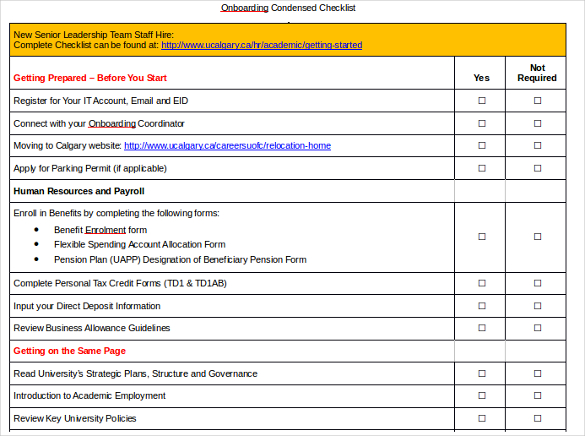 Free Onboarding Checklists and Templates Smartsheet