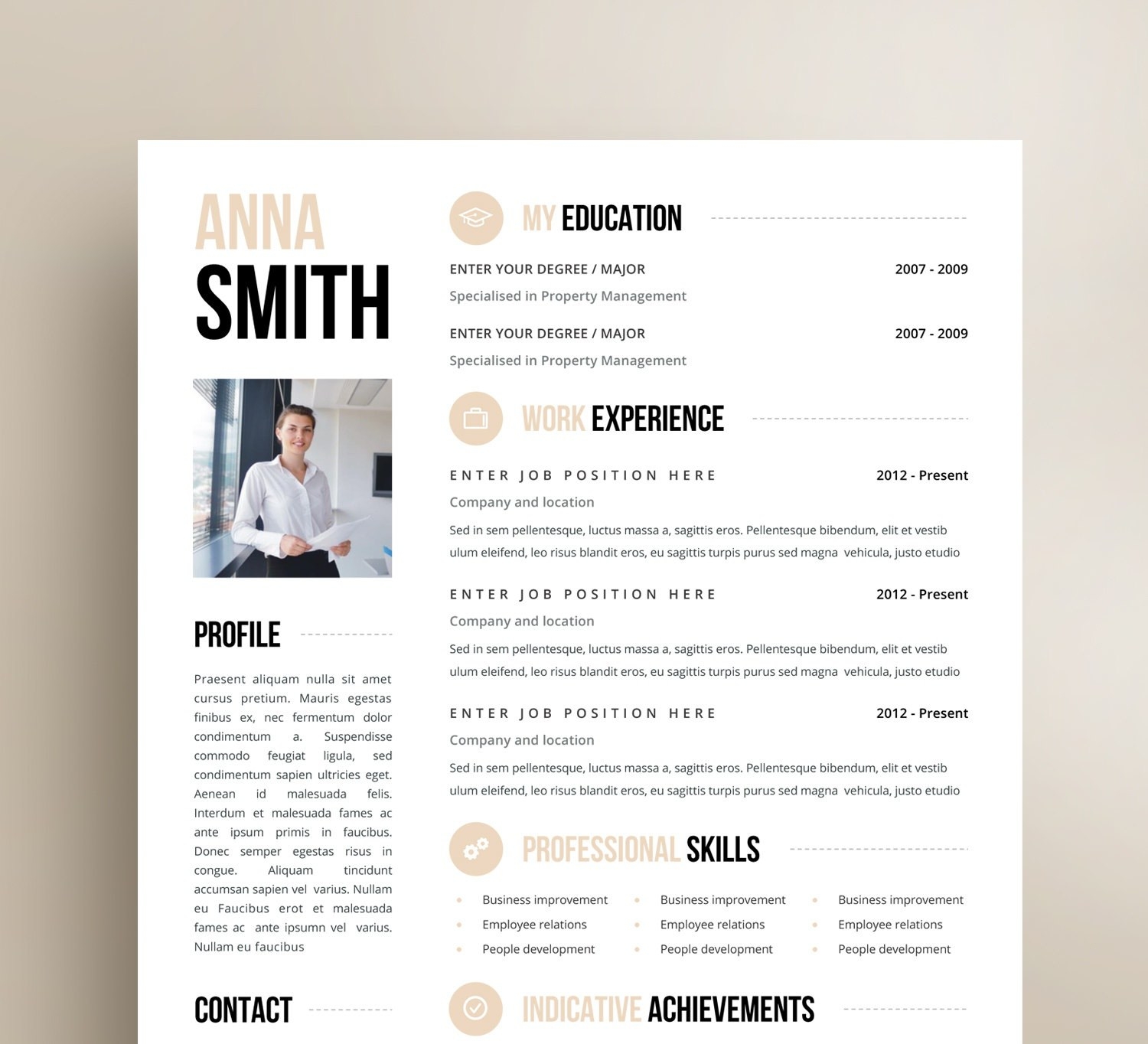 pages resume templates 2016 free