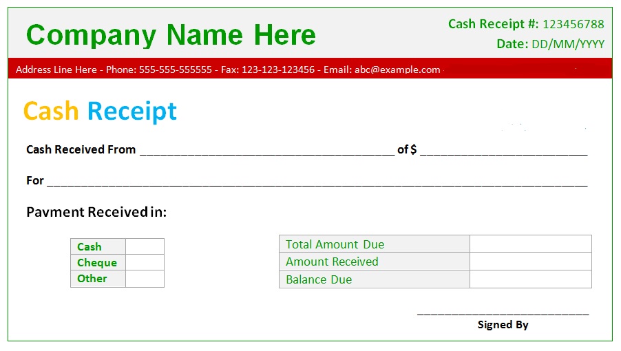 Cash Receipt Template 15+ Free Word, Excel Documents Download Cash Receipt Template 15+ Free Word, Excel Documents Download