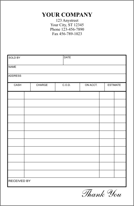 Free Printable PDF Sales Receipts Business Form Templates Free Printable PDF Sales Receipts Business Form Templates