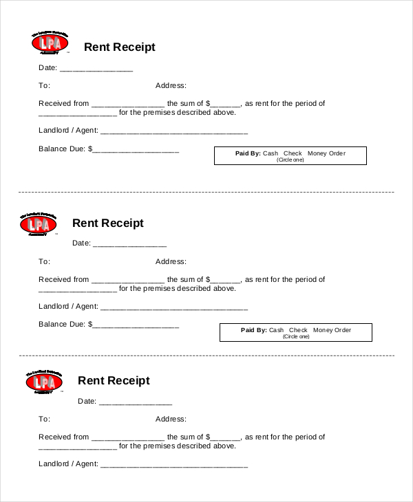 Rent Receipt | Free Rent Receipt Template for Excel Rent Receipt | Free Rent Receipt Template for Excel