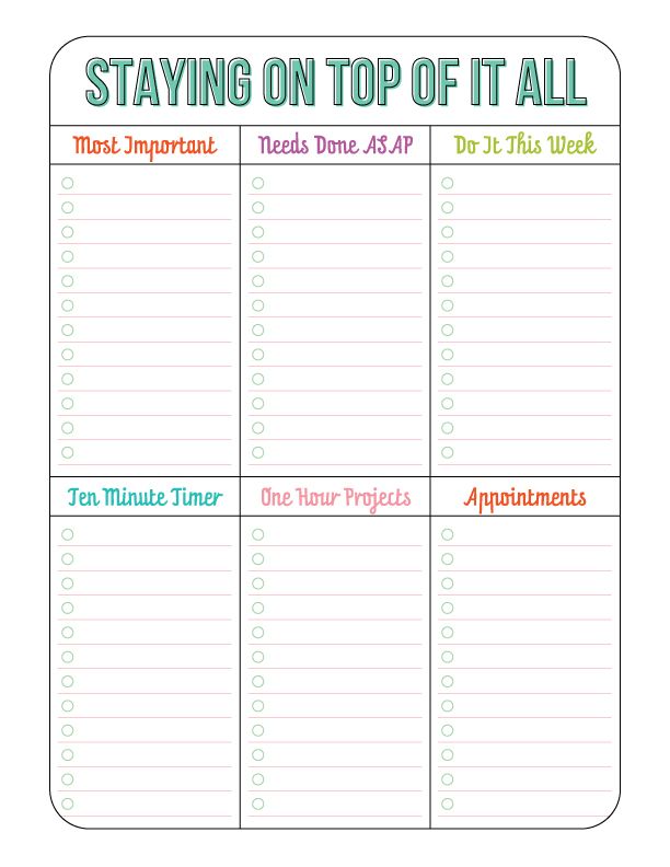 Free Printable Time Management Template Nisma Info