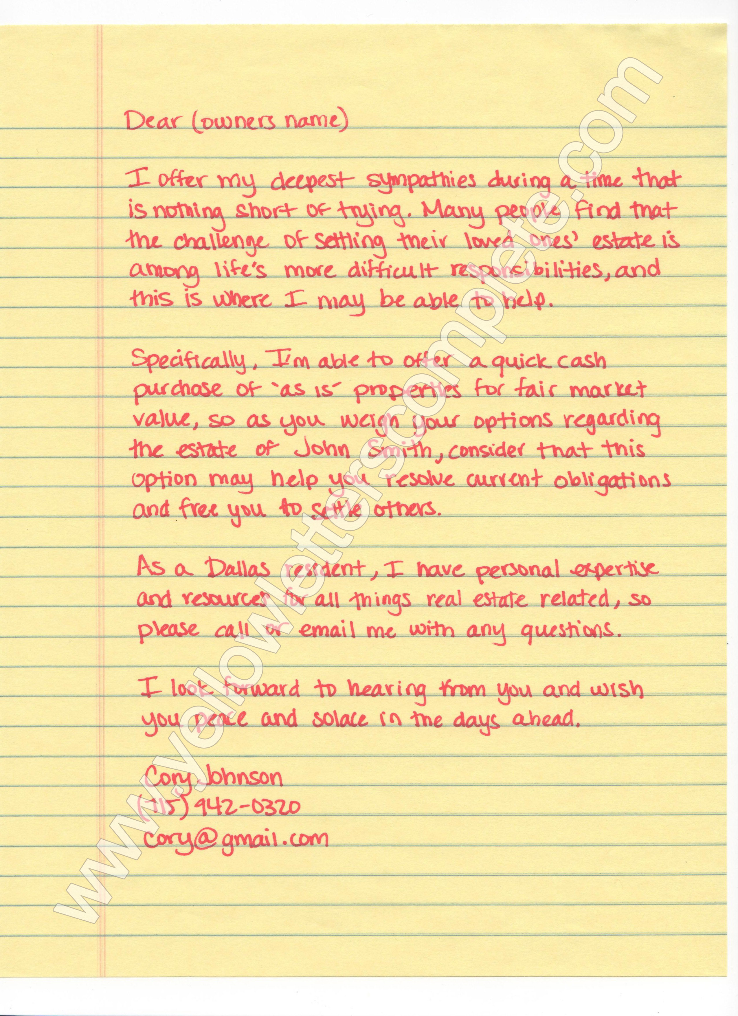 Yellow Letter Templates | Yellow Letters Complete Yellow Letter Templates | Yellow Letters Complete