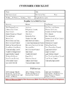 Sample House Cleaning Checklist 6+ Documents in Word, PDF