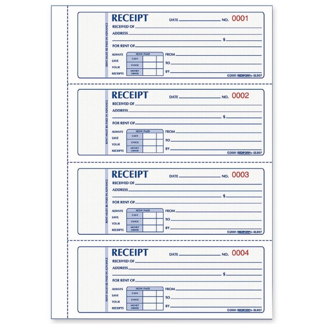 Receipt Book Template 15+ Free Word, Excel, PDF Format Download 