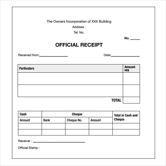 Payment Receipt Template | Free Printable Business and Legal Forms Payment Receipt Template | Free Printable Business and Legal Forms