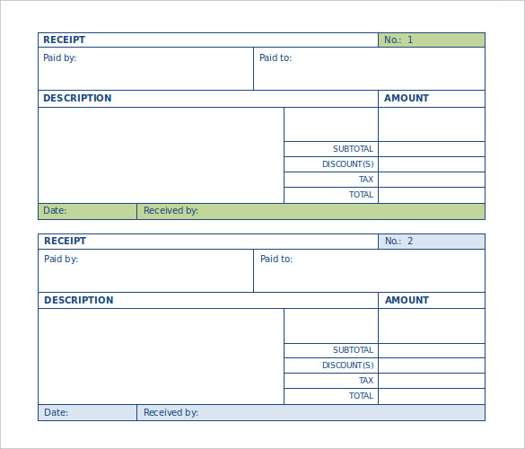 Rental Receipt Template 36+ Free Word, Excel, PDF Documents 