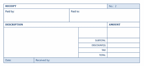 Purchase Receipt Template | Microsoft Word Templates