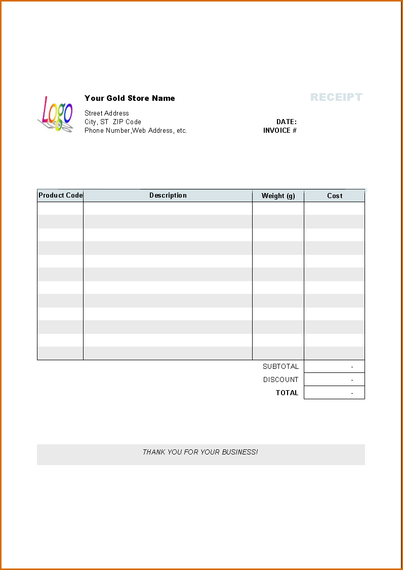 Download a Free Cash Receipt Template for Word or Excel Download a Free Cash Receipt Template for Word or Excel