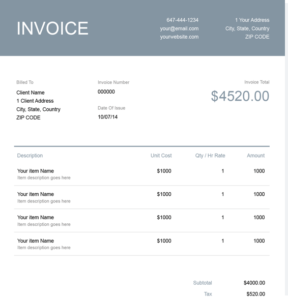 Free Receipt Forms Receipt Form In Doc. Sample Payment 