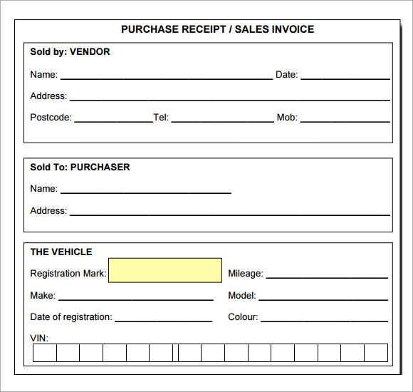 8+ Payment receipt templates Word Excel PDF Formats