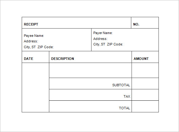 Cash Receipt Template 15+ Free Word, Excel Documents Download 