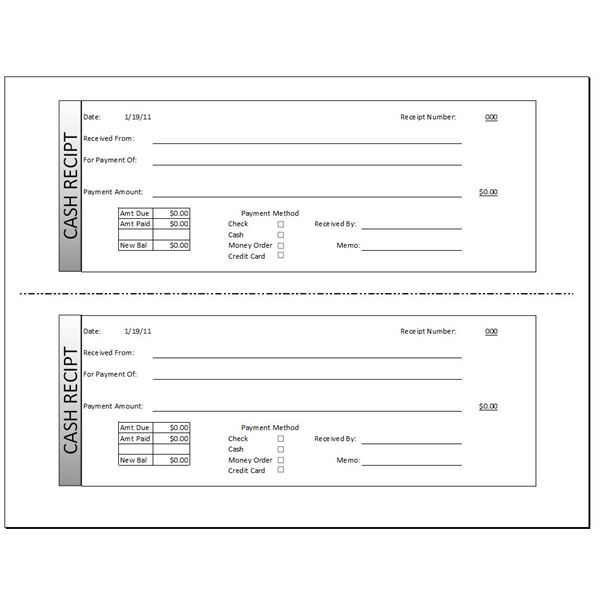 Receipt Templates Free | Free Invoice Template