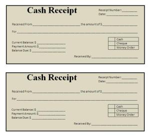 Purchase Receipt Template | Microsoft Word Templates