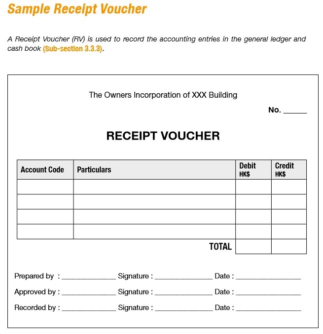 9 Free Sample Receipt Voucher Templates – Printable Samples 9 Free Sample Receipt Voucher Templates – Printable Samples