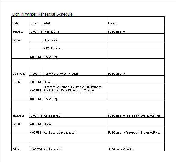 Stage Management Templates HeadsetChatter.com Stage Management Templates HeadsetChatter.com