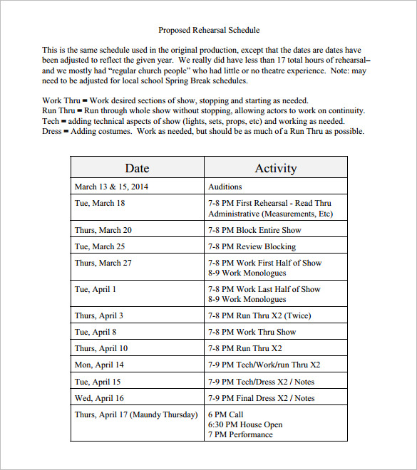 Stage Management Templates HeadsetChatter.com Stage Management Templates HeadsetChatter.com