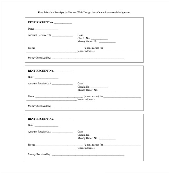 Rental Receipt Template 36+ Free Word, Excel, PDF Documents 