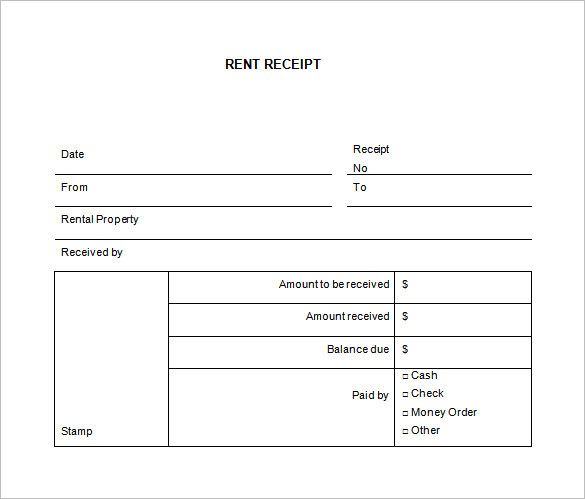 Rent Receipt Template | Free Microsoft Word Templates free rent Rent Receipt Template | Free Microsoft Word Templates free rent