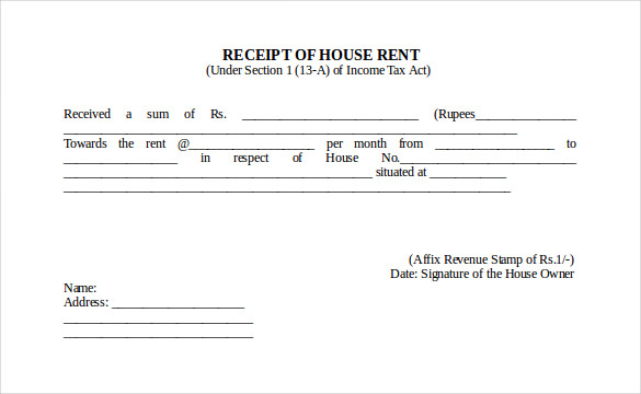 Rental Receipt Template 36+ Free Word, Excel, PDF Documents Rental Receipt Template 36+ Free Word, Excel, PDF Documents