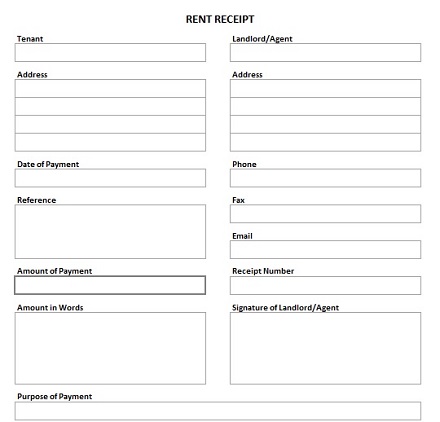 6 Free Rent Receipt Templates Excel PDF Formats 6 Free Rent Receipt Templates Excel PDF Formats