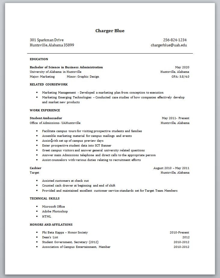 High School Student Resume Example Resume Template Builder 