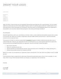 letter donation request sample donations asking volunteers template volunteer corporate ask organization nonprofit software profit non volunteerhub use fundraising other