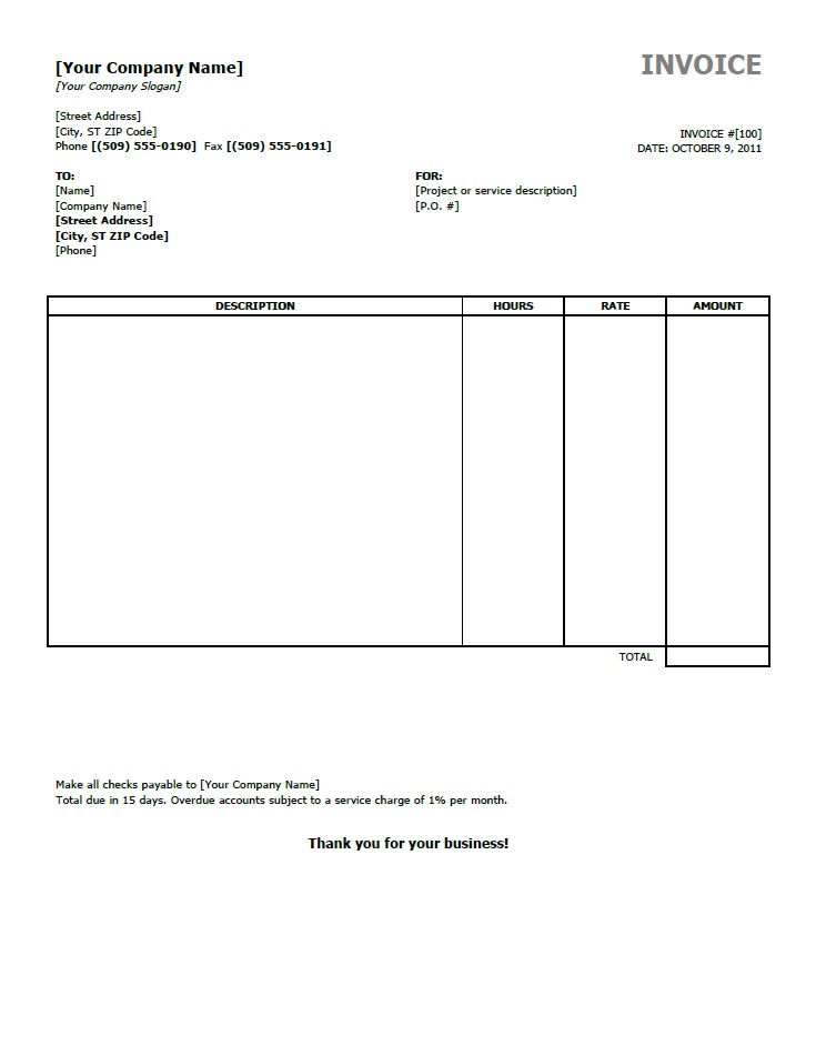 Simple Invoice Example | invoice sample template Simple Invoice Example | invoice sample template