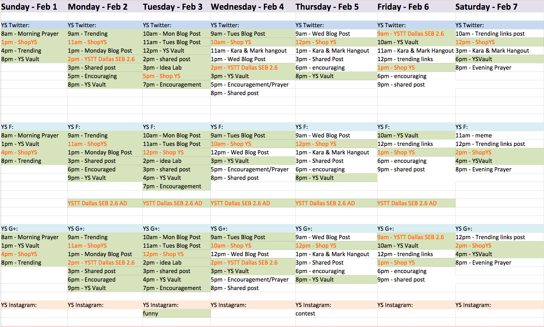 Social Media Calendar Template Google Docs – printable receipt template