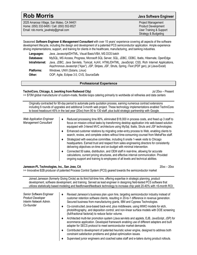 Microsoft Word Resume Template – 99+ Free Samples, Examples 