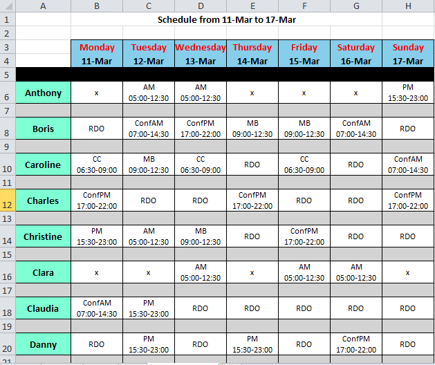 Staffing Model Template Excel Models Staffing Model Template Excel Models