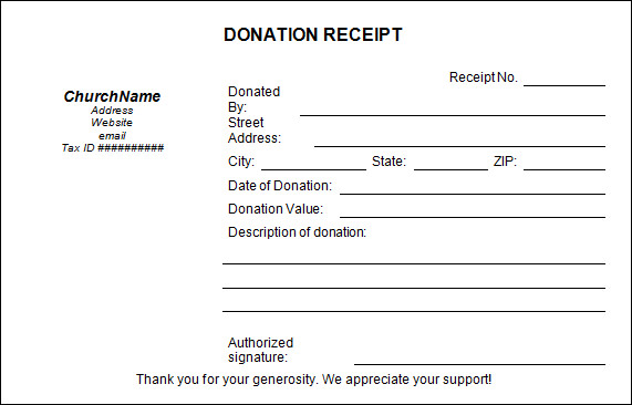 16 Donation Receipt Template Samples | Templates Assistant 16 Donation Receipt Template Samples | Templates Assistant