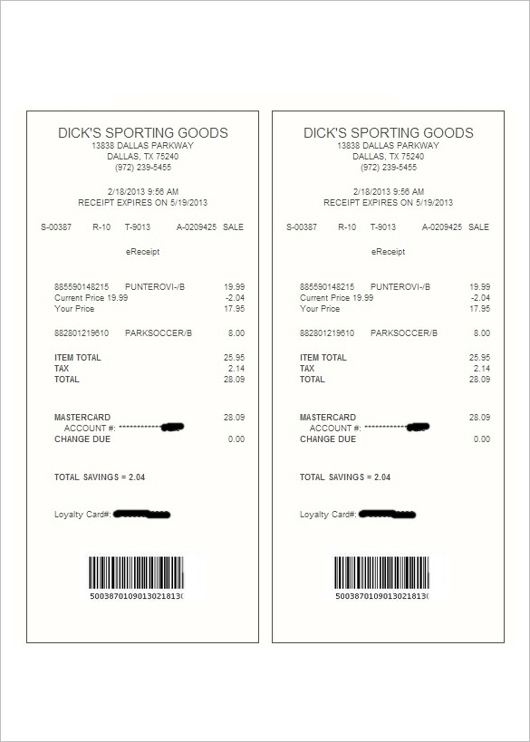 59 Free Receipt Templates (Cash, Sales, Donation, Rent, Payment 