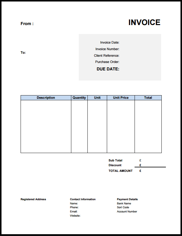 Free Value Added Tax (VAT) Invoice Template | Excel | PDF | Word 