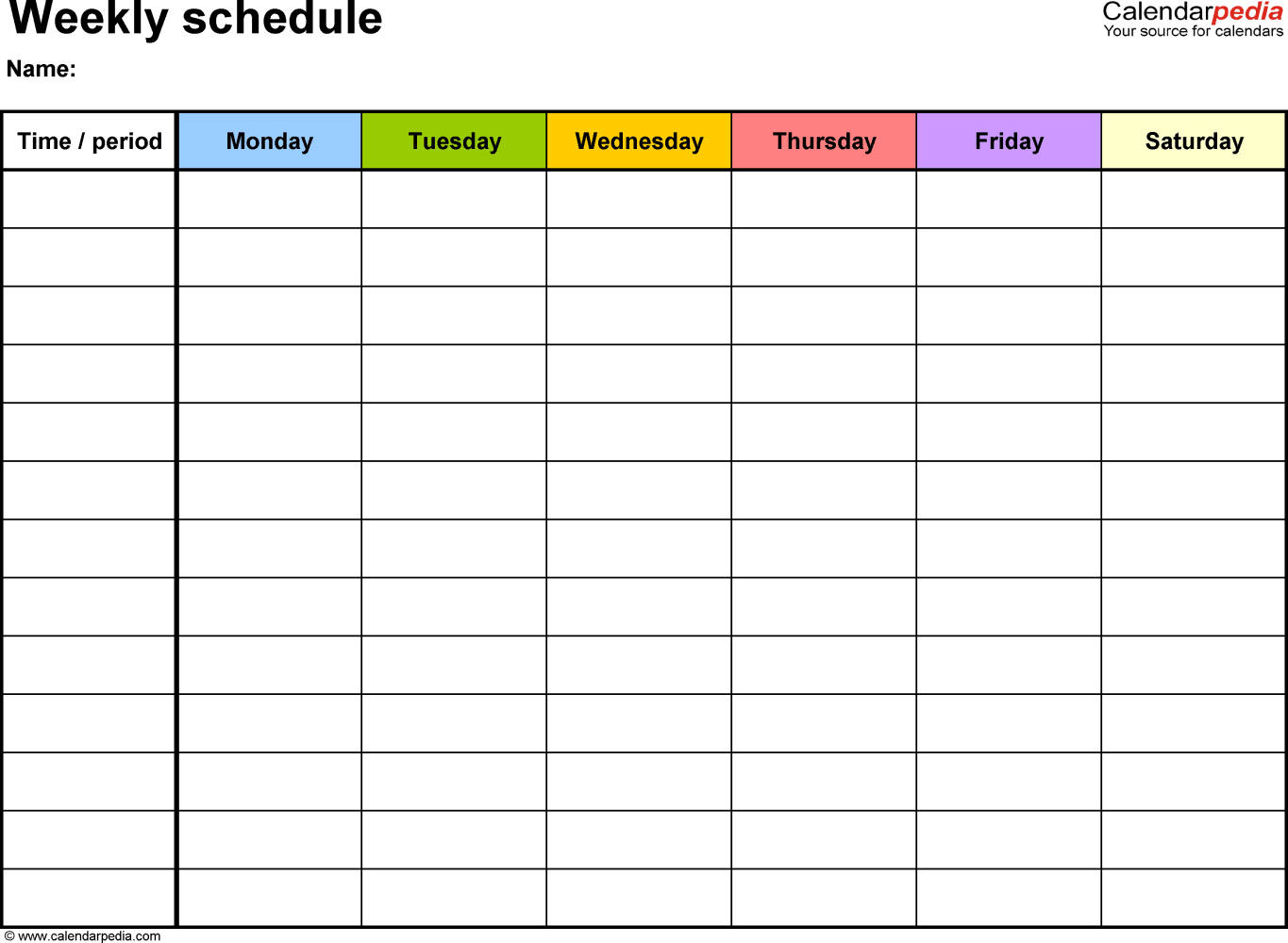Best 25+ Weekly schedule template excel ideas on Pinterest Best 25+ Weekly schedule template excel ideas on Pinterest