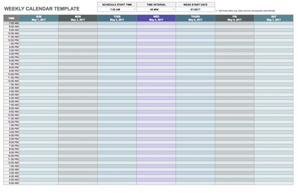 Free Google Calendar Templates | Smartsheet