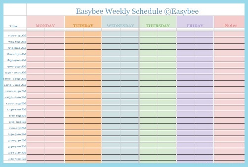 Printable Weekly Calendar October 2016 Templates