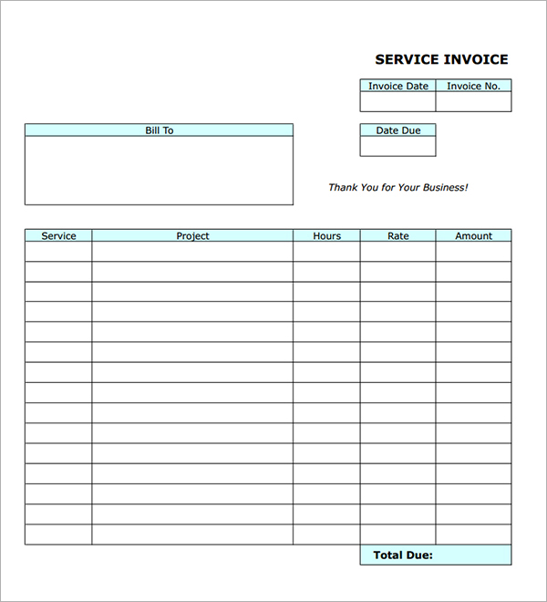 Free Printable Blank Invoice Templates | free to do list Free Printable Blank Invoice Templates | free to do list