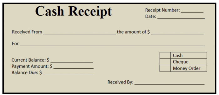 Money Receipt Template 23+ Free Word, Excel, PDF Format | Free 