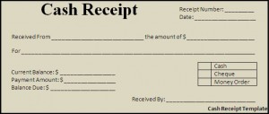 Money Receipt Template 23+ Free Word, Excel, PDF Format | Free 