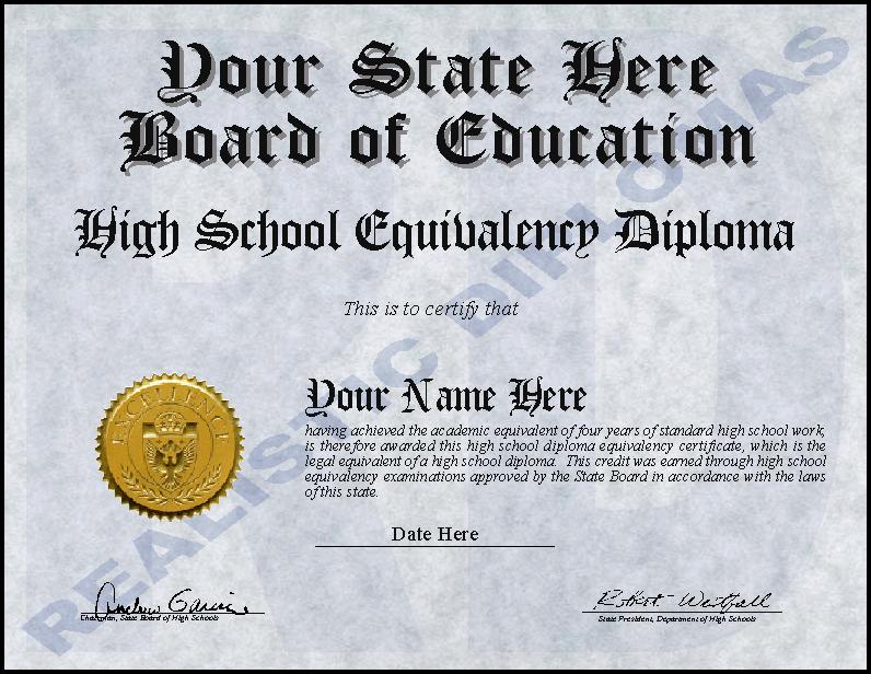 Free Printable Ged Certificate Template Printable Blank World