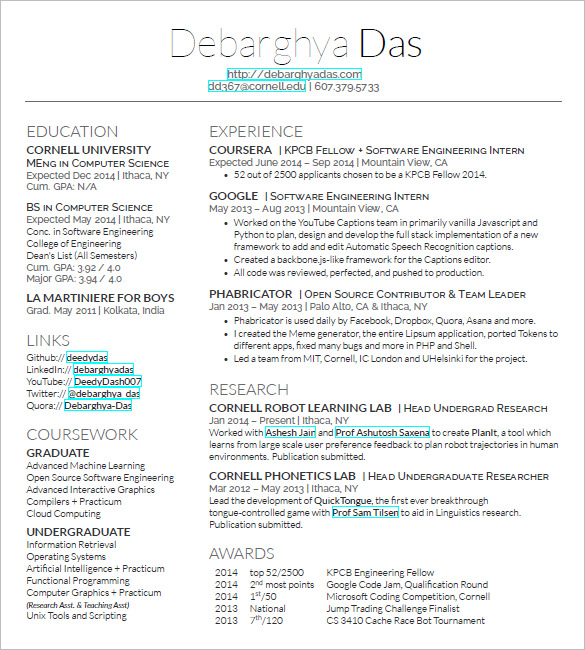 15+ Latex Resume Templates – Free Samples, Examples, & Formats 15+ Latex Resume Templates – Free Samples, Examples, & Formats