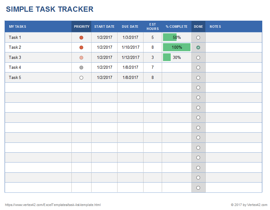 Excel Project Tracker Template 6 Free Excel Document Downloads 