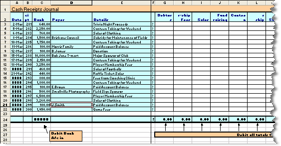 Cash Receipt Journal Template - printable receipt template