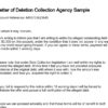 Credit Dispute Letter To Collection Agency