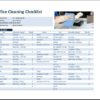 Daily Office Cleaning Checklist Excel