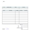 Hand Written Receipt Template