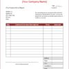 Independent Contractor Invoice Template
