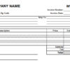 Quickbooks Invoice Template Excel